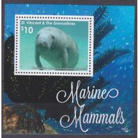 2016 Сент-Винсент Гренадины 7670/B827 Морская фауна - Дельфины, Киты 9,00 евро