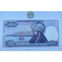 Werty71 Турция 1000 Лир 1986 UNC банкнота 1970