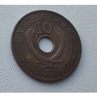 Британская Восточная Африка 10 центов, 1950 7-3-25