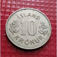 Исландия 10 крон 1970 г. #30115
