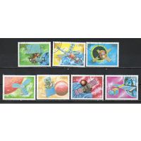 Космос День космонавтики Куба 1988 год серия из 7 марок