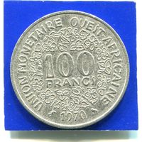 Западная Африка 100 франков 1970