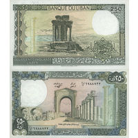 Ливан 250 Ливров 1986 UNC 343