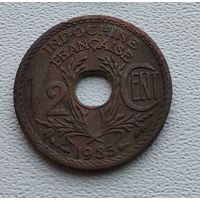 Французский Индокитай 1/2 сантима, 1935 3-14-58
