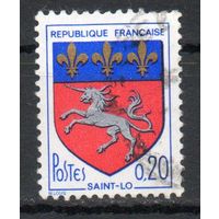 Стандартный выпуск Гербы провинций Франция 1966 год серия из 1 марки