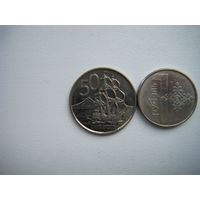 Новая Зеландия 50 центов 2006г.