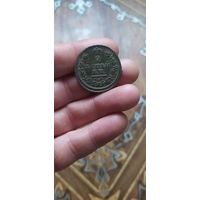 2 коп 1814 г  КМ АМ - монетка не мыта и не чищена в отличном сохране !!!