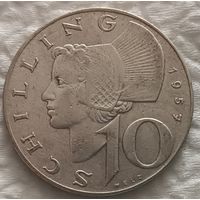 Австрия 10 шиллингов 1957