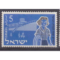 Флот корабли20-я годовщина программы молодежной иммиграции Израиль 1955 год Лот 1  ЧИСТАЯ