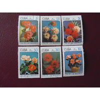 Куба 1987 г. Цветы.
