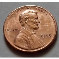 1 цент США 1988, 1988 D