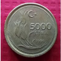 Турция 5000 лир 1996 г. #50127