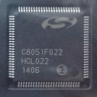 C8051F022-GQR, 8-бит микроконтроллер семейства 8051 64кБ Флэш-память 100TQFP. Silicon Labs