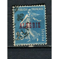 Французский Алжир - 1924/1925 - Надпечатка ALGERIE на 25С - [Mi.10] - 1 марка. Гашеная.  (Лот 82FA)-T25P9