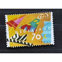 Нидерланды, 1м гаш, поздравительная марка