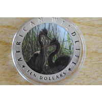 Либерия 10 долларов 2002
