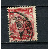 Мексика - 1934/1940 - Архитектура 30C - [Mi.708] - 1 марка. Гашеная.  (Лот 38Ei)-T5P19