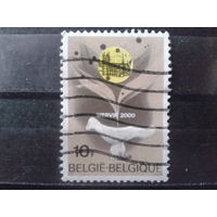 Бельгия 1968 2000 лет г. Вервик, скульптура птицы, листья табака и готическая кирха