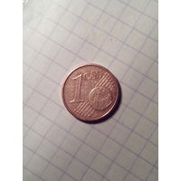 1 евроцент 2002 г.(J) Германия.