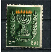 Израиль - 1955 - 7-я годовщина Независимости - [Mi. 107] - полная серия - 1 марка. Гашеная.  (LOT EQ12)-T10P44