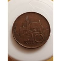 Чехия 10 крон 1993 год