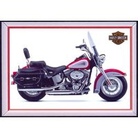 Чехия открытка мотоцикл Harley-Davidson