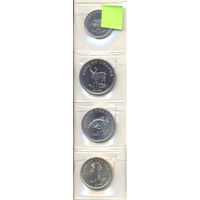 Уганда комплект монет (4 шт.) 2008г.