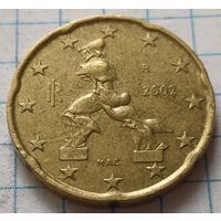 Италия 20 евроцентов, 2002     ( 1-6-1 )