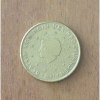 Нидерланды - 50 евроцентов - 2001