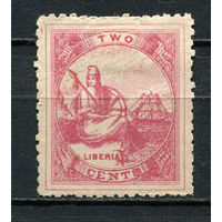 Либерия - 1880 - Аллегория 2С - [Mi.11] - 1 марка. MH.  (LOT At17)