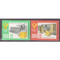 Почта Почтовый вагон Железная дорога День почтовой марки 1963 ГДР Германия 2м **\\01