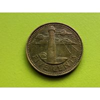 Барбадос. 5 центов 2002.