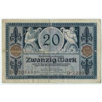 Германия, 20 марок 1915 года.