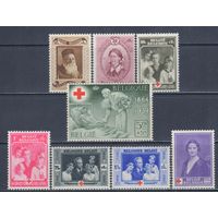 [1884] Бельгия 1939. Медицина.Красный Крест.Королевская семья. СЕРИЯ MH. Кат.30 е.