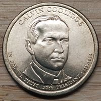 США 1 Доллар 2014. 30-й Президент - Калвин Кулидж (D)