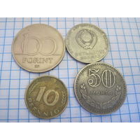 Четыре монеты/2 с рубля!