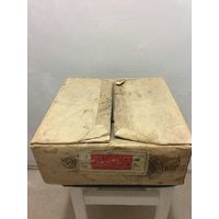 Коробка картонная старинная винтаж Славкондитер