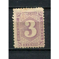 Либерия - 1886/1899 - Цифры 3С - [Mi.20] - 1 марка. MH.  (LOT At26)