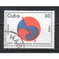 30 лет журналу Куба 1988 год серия из 1 марки