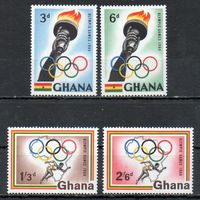 Олимпийские игры в Риме Гана 1960 год серия из 4-х марок