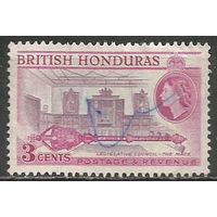 Британский Гондурас. Королева Елизавета II. Парламент. 1953г. Mi#143.