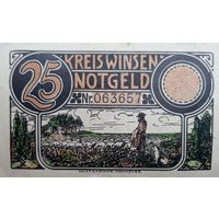 Werty71 Германия Нотгельд 25 пфеннигов 1921 банкнота 29В