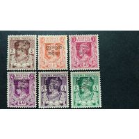 БИРМА\392фе\ Британская Бирма 1947 г. Король Георг VI -надпечатка. MNH