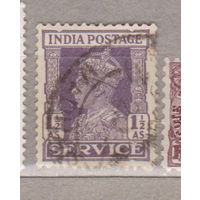 Британская Индия Король Георг VI Индия 1939 год лот 12 Служебные марки