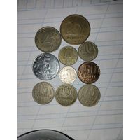 Монеты разные