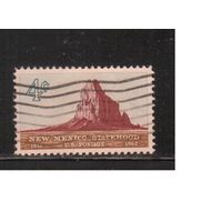 США-1961, (Мих.819) , гаш. ,Штат Нью-Мексика, Гора (одиночка)