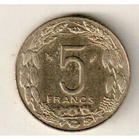 Центральная Африка 5 франк 1983