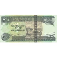 Эфиопия	100 бир 2019 (UNC)