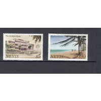 Виды острова. Невис. 1981. 2 марки (концовка серии). Michel N 58-59 (8,0 е)