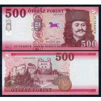 Венгрия 500 форинтов 2018 год. UNC